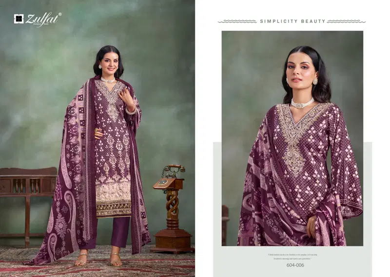 Sangini Vol 3 By Zulfat Printed Jam Cotton Dress Material Suppliers In India